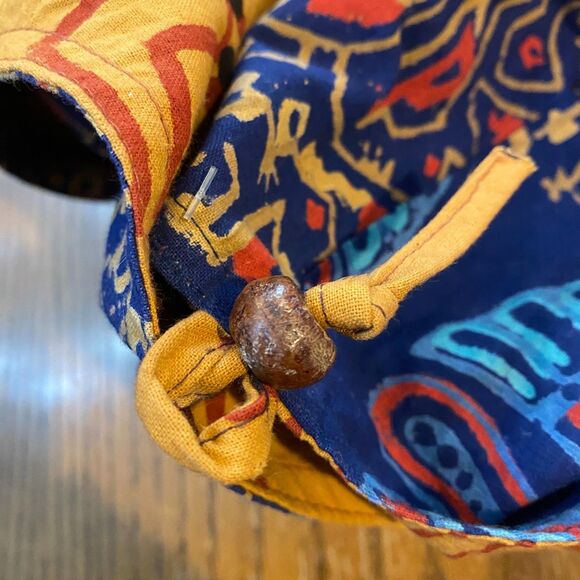 Tribal Boho Hippie Festival Sling Purse Handmade Cotton Art Studio Company NWT - Picture 7 of 8